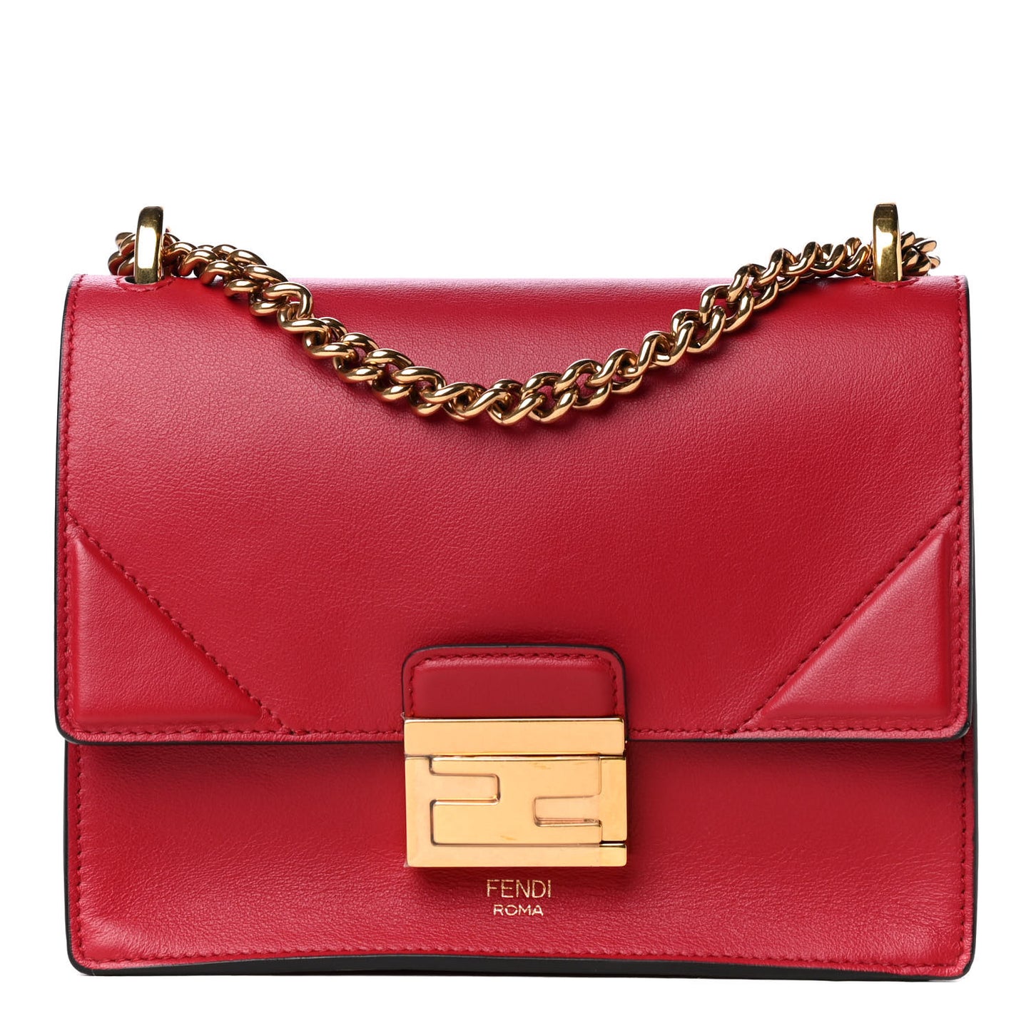 Vitello Grace Matte Small Kan U Shoulder Bag Fragola
