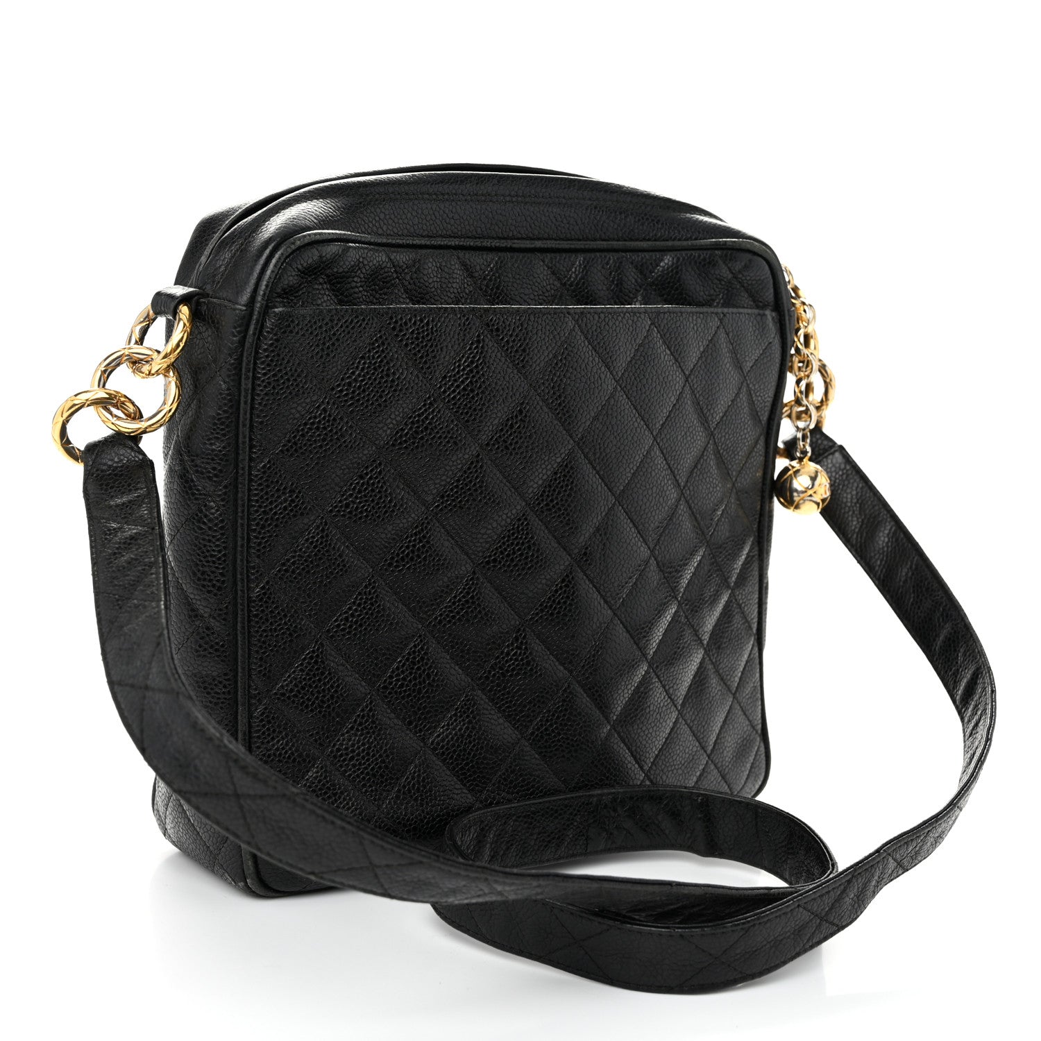 Chanel Caviar Quilted Flap Shoulder Bag Black 3 of 11