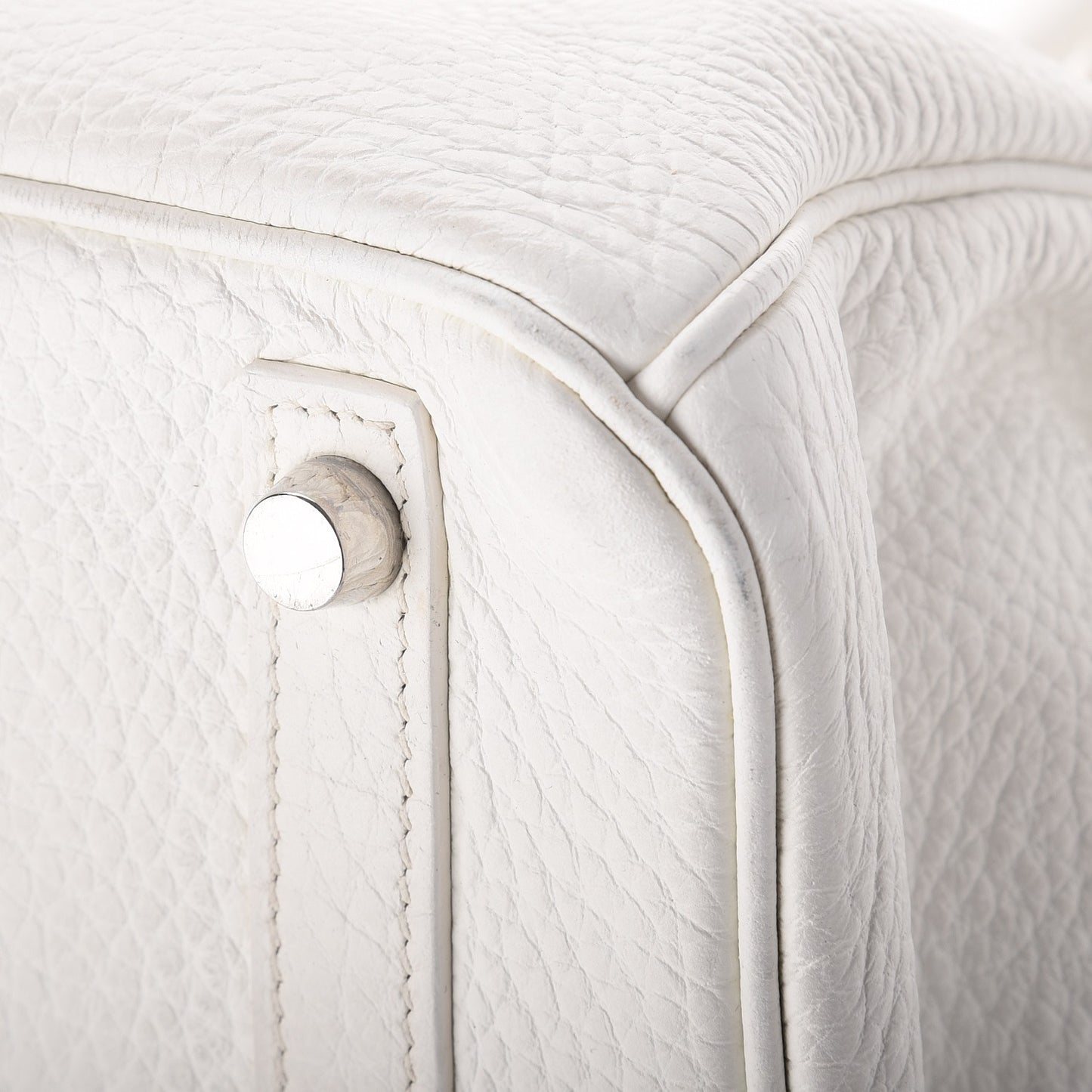 Taurillon Clemence Birkin 30 White
