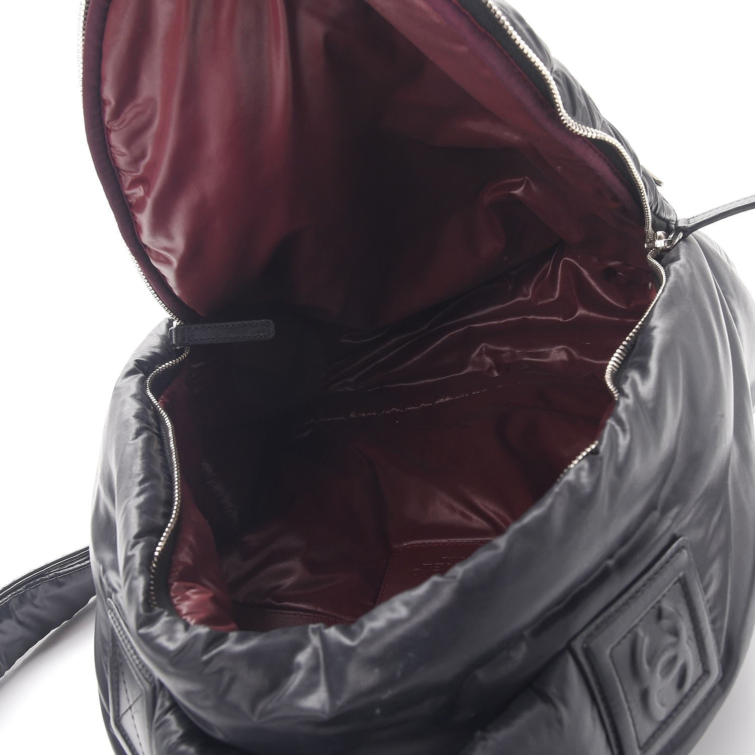 Chanel Nylon Quilted Coco Cocoon Backpack Black 5 of 10
