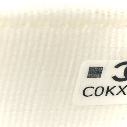 Chanel Shiny Caviar Quilted Flap Charm Wallet On Chain WOC White 6 of 9