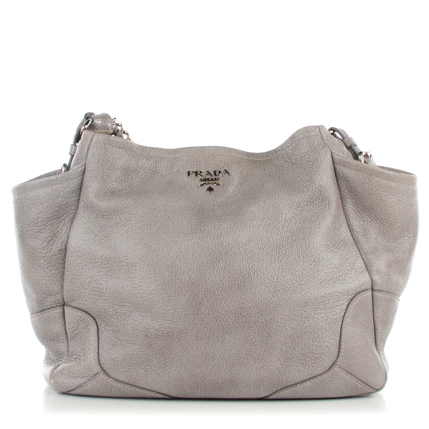 Prada Cervo Lux Chain Shoulder Bag Astro 1 of 8