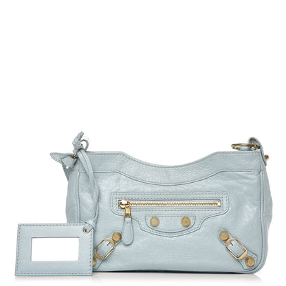 Balenciaga Agneau Giant 12 Gold Hardware Hip Bleu Dragee 1 of 8