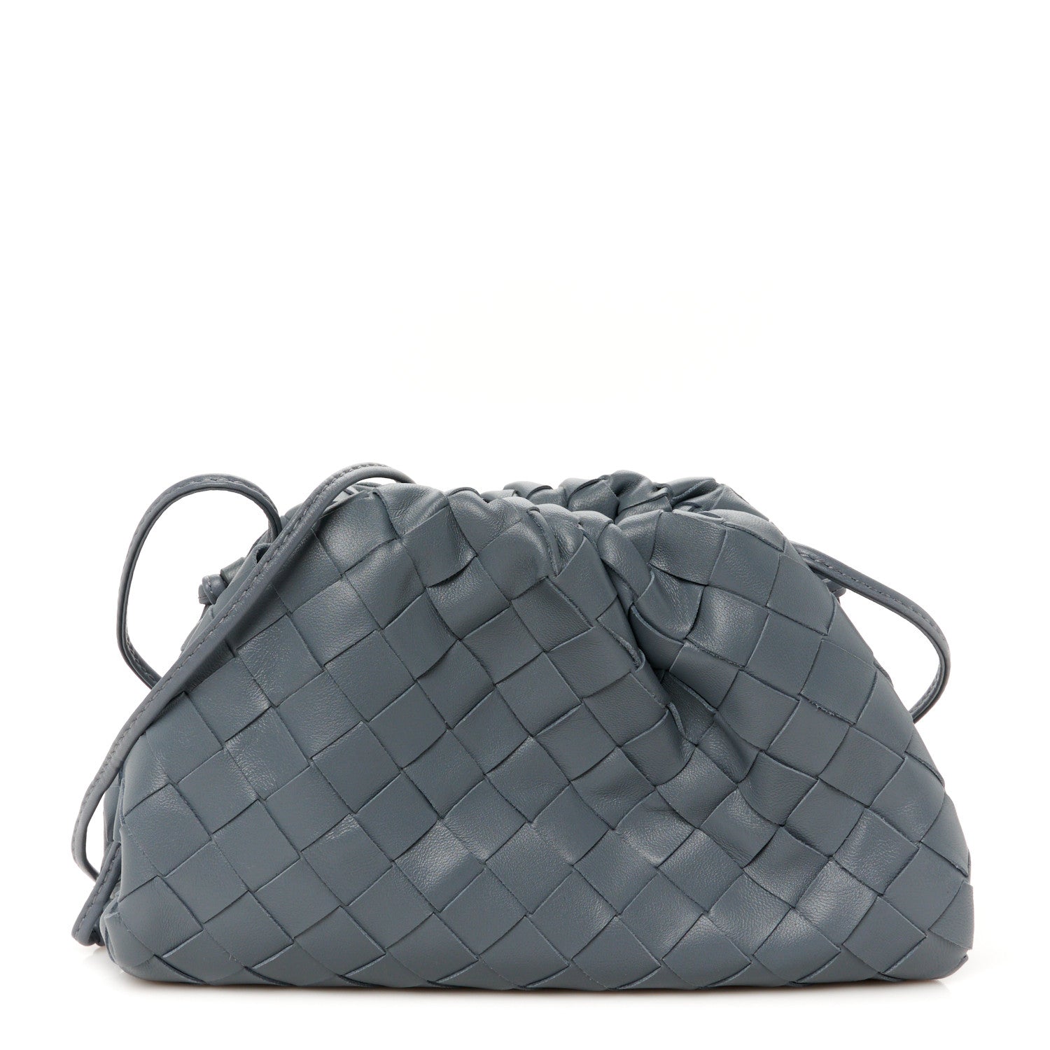 Bottega Veneta Nappa Intrecciato The Mini Pouch Thunder 1 of 12
