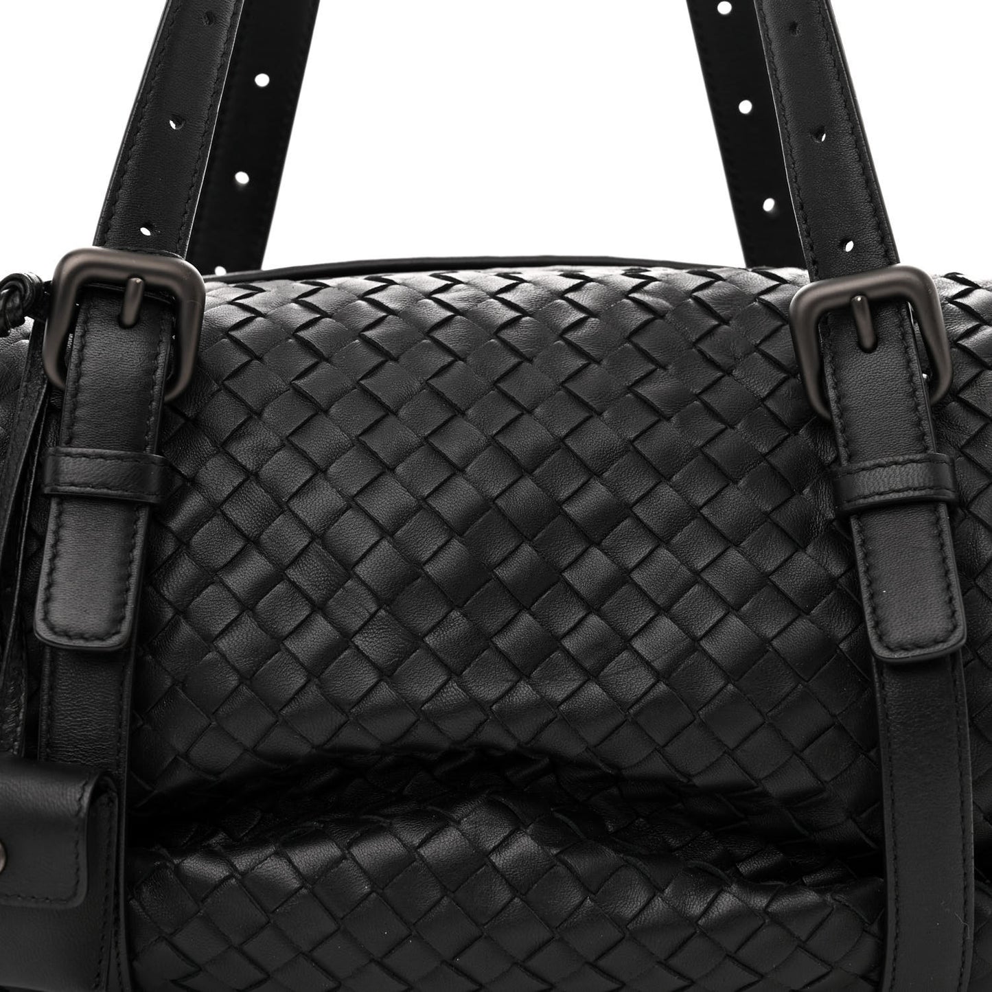 Nappa Intrecciato Montaigne Bag Black