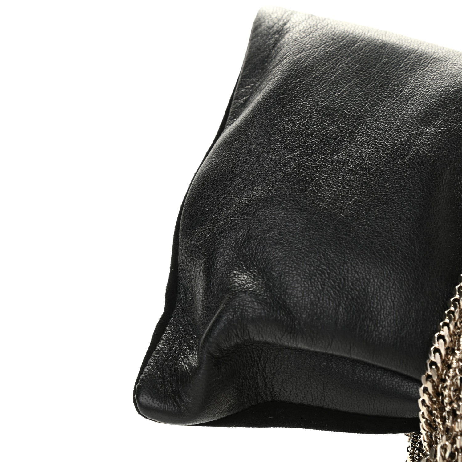 Jimmy Choo Calfskin Chandra Clutch Black 10 of 11