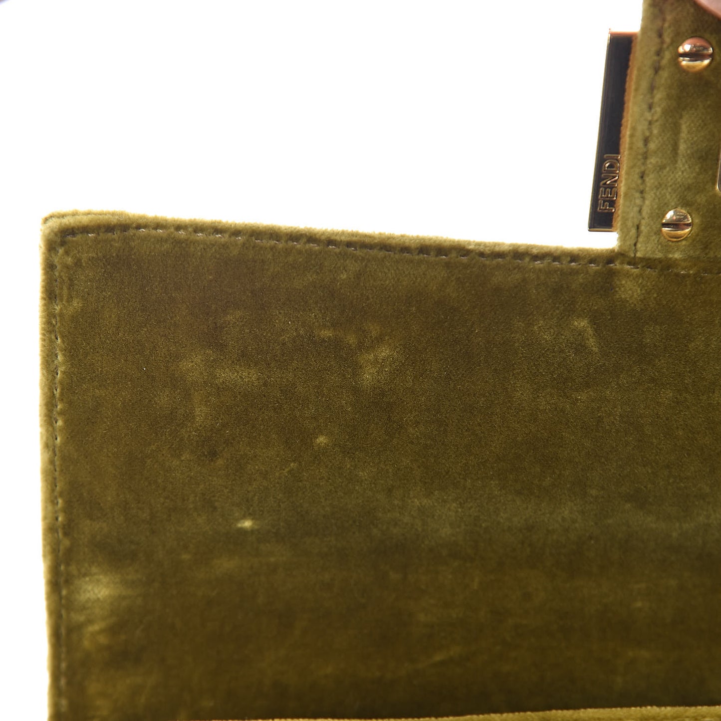 Velvet FF Embossed Baguette Camaleonte
