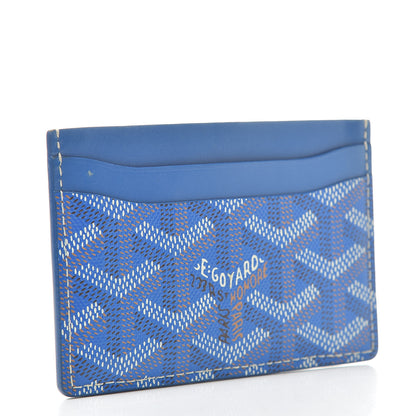 Goyard Goyardine Saint Sulpice Card Holder Sky Blue 3 of 8