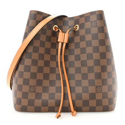 Louis Vuitton Damier Ebene Neonoe MM Safran 1 of 11