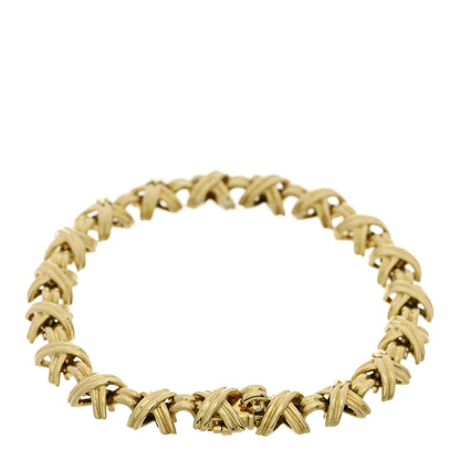 Tiffany 18K Yellow Gold Signature X Bracelet 2 of 3