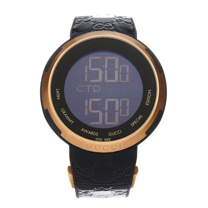 Gucci Stainless Steel Rubber 45mm Digital I-Gucci Latin Grammy Watch Black 1 of 5
