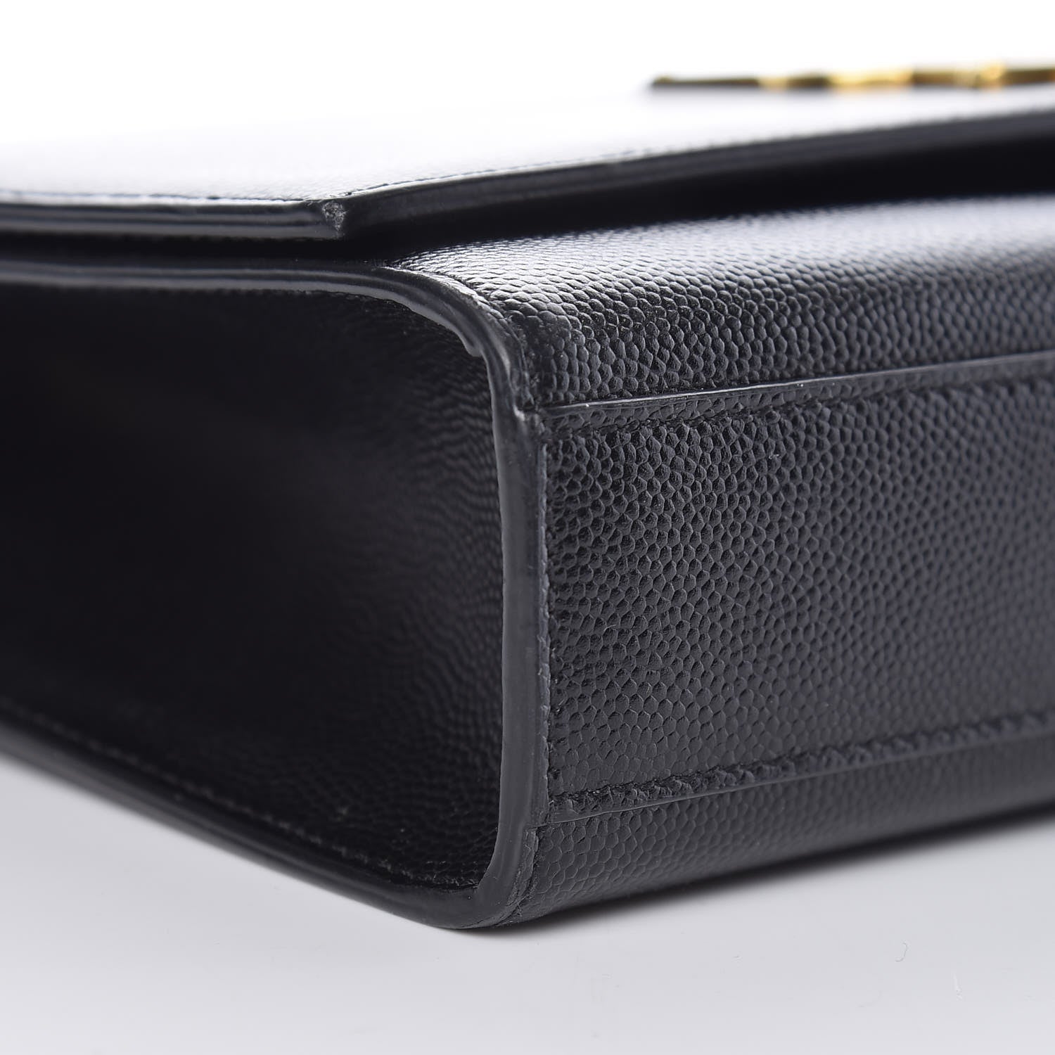 Saint Laurent Grain De Poudre Medium Classic Monogram Kate Satchel Black 14 of 15