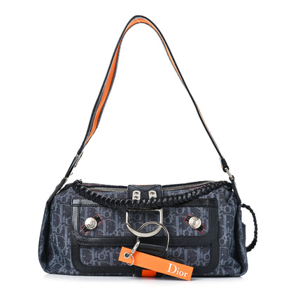 Christian Dior Monogram Flight East West Tote Blue 1 of 10