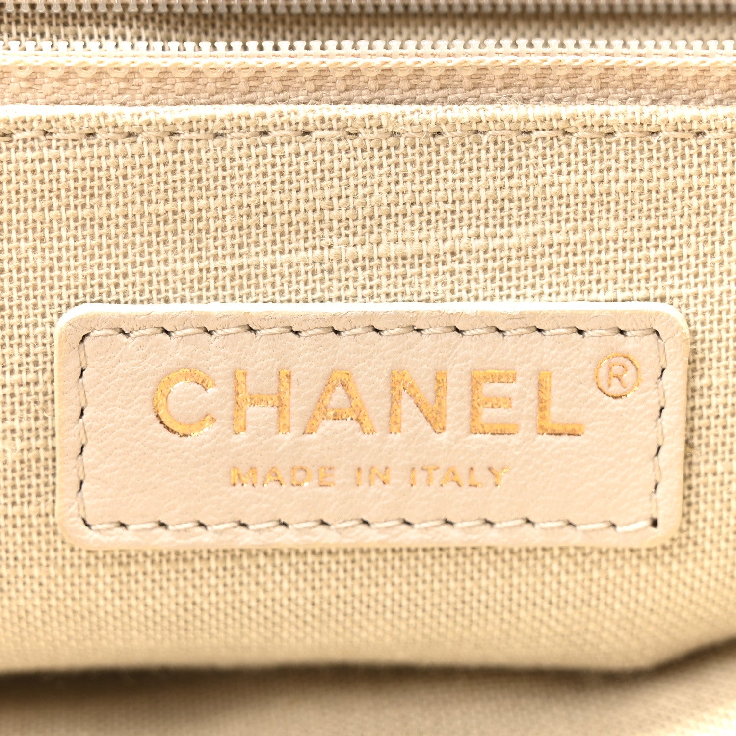 Chanel Mixed Fibers Small Deauville Tote Beige 6 of 10