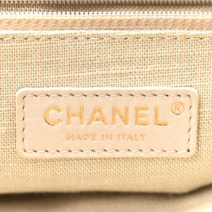 Chanel Mixed Fibers Small Deauville Tote Beige 6 of 10