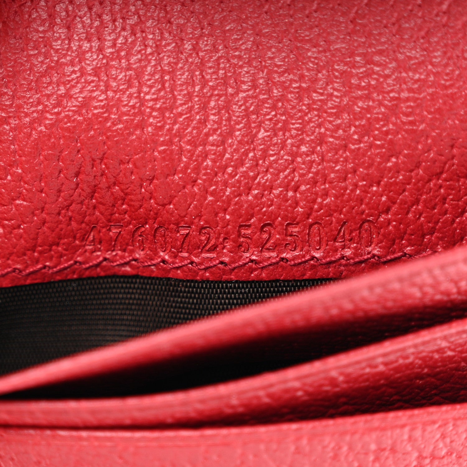 Gucci GG Supreme Monogram Queen Margaret Card Case Red 7 of 9