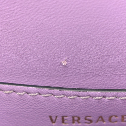 Versace Calfskin Medusa Small Top Handle Handbag Lilac 10 of 11