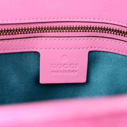 Gucci Velvet Matelasse Marquise Crystals Embroidered Small GG Marmont Shoulder Bag Malva 7 of 9