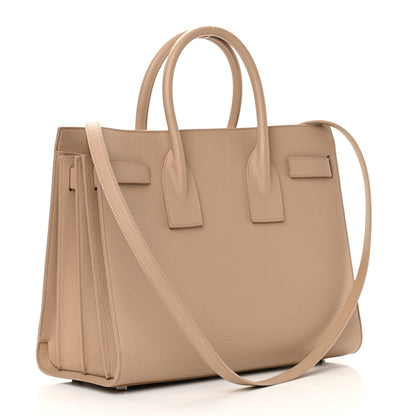 Saint Laurent Grained Calfskin Small Sac De Jour Nude Powder 2 of 16