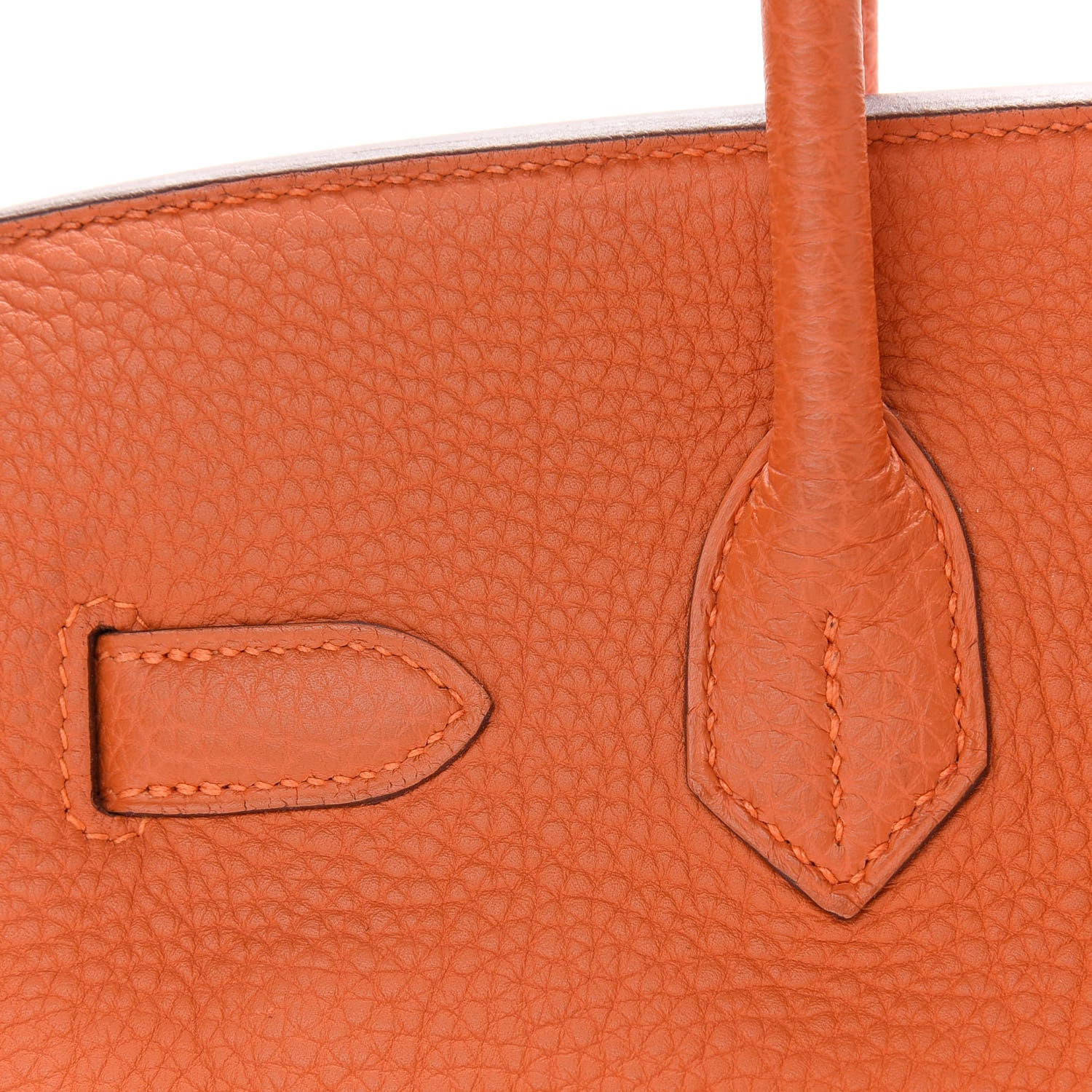 Hermes Togo Birkin 30 Orange 12 of 12