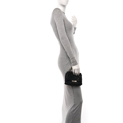 Stella McCartney Shaggy Deer Quilted Mini Beckett Chain Shoulder Bag Black 2 of 11