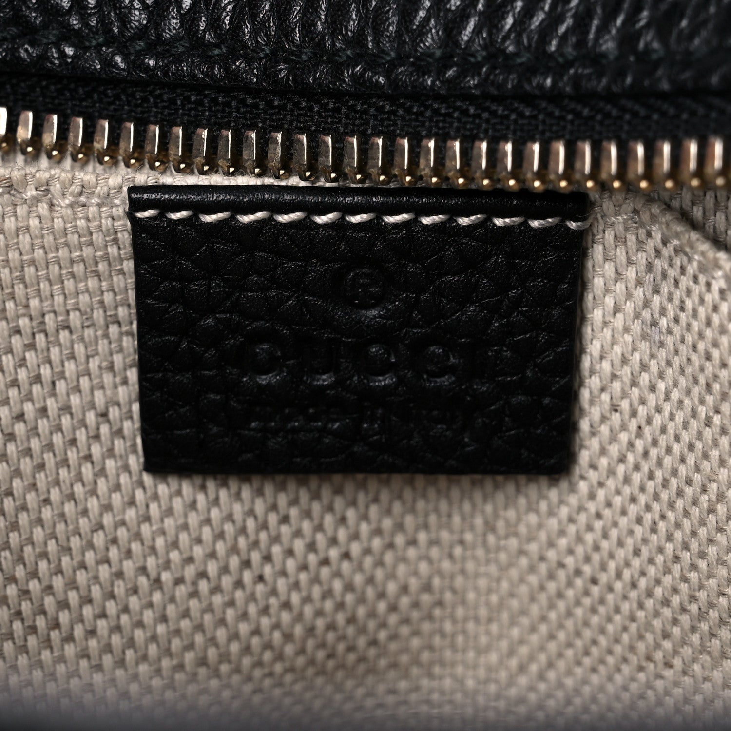 Gucci Pebbled Calfskin Small Soho Disco Bag Black 5 of 16
