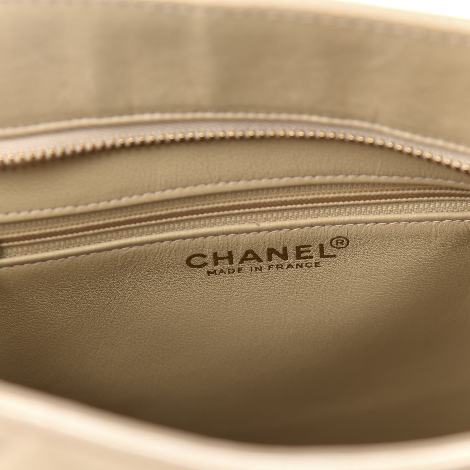 Chanel Lambskin Quilted Medallion Tote Light Beige 8 of 14