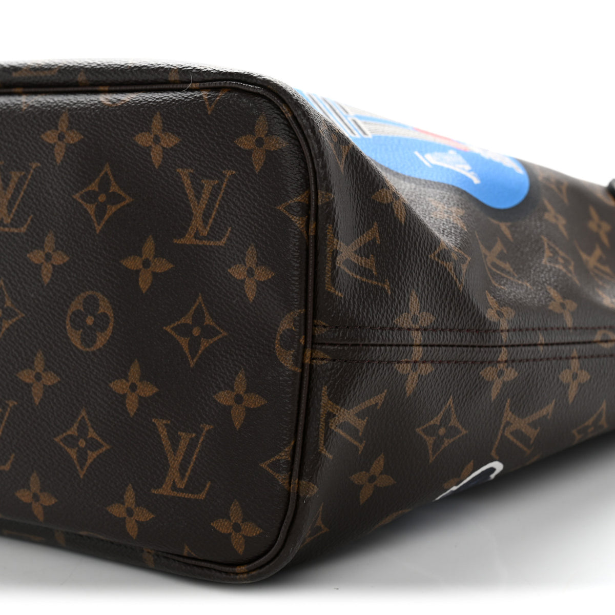 Louis Vuitton Monogram World Tour Neverfull MM 11 of 13