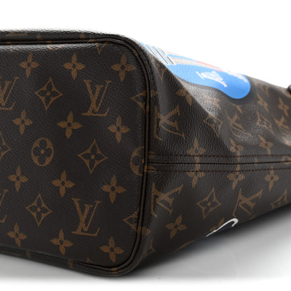 Louis Vuitton Monogram World Tour Neverfull MM 11 of 13