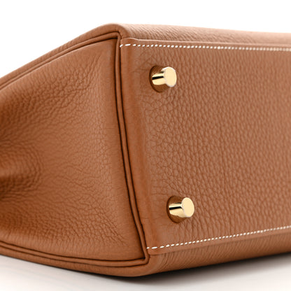 Hermes Togo Kelly Retourne 25 Gold 9 of 11