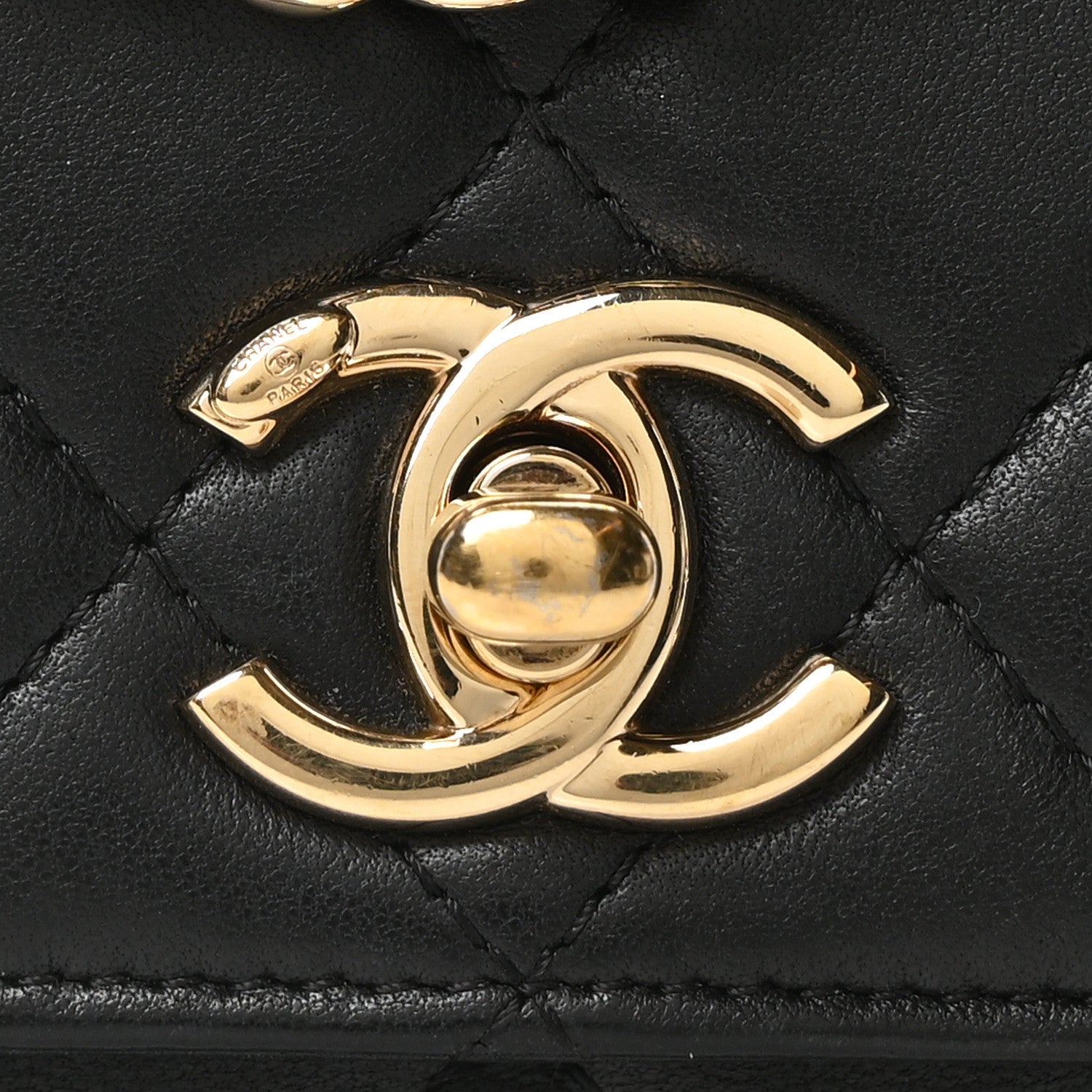 Chanel Lambskin Quilted Trendy CC Wallet On Chain WOC Black 9 of 11