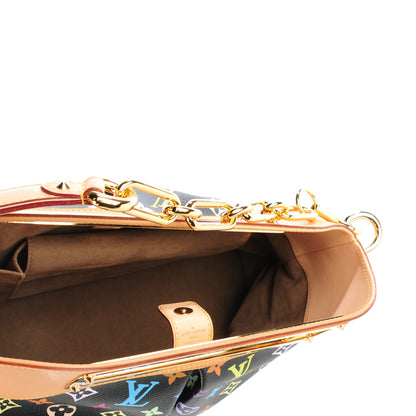 Louis Vuitton Monogram Multicolor Judy GM Black 5 of 7
