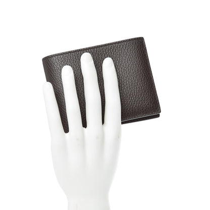 Gucci Dollar Calfskin Bi-Fold Wallet Dark Brown 2 of 9