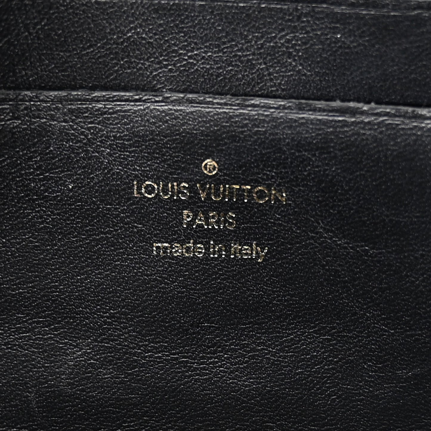 Calfskin Bubblegram Wallet On Strap Black