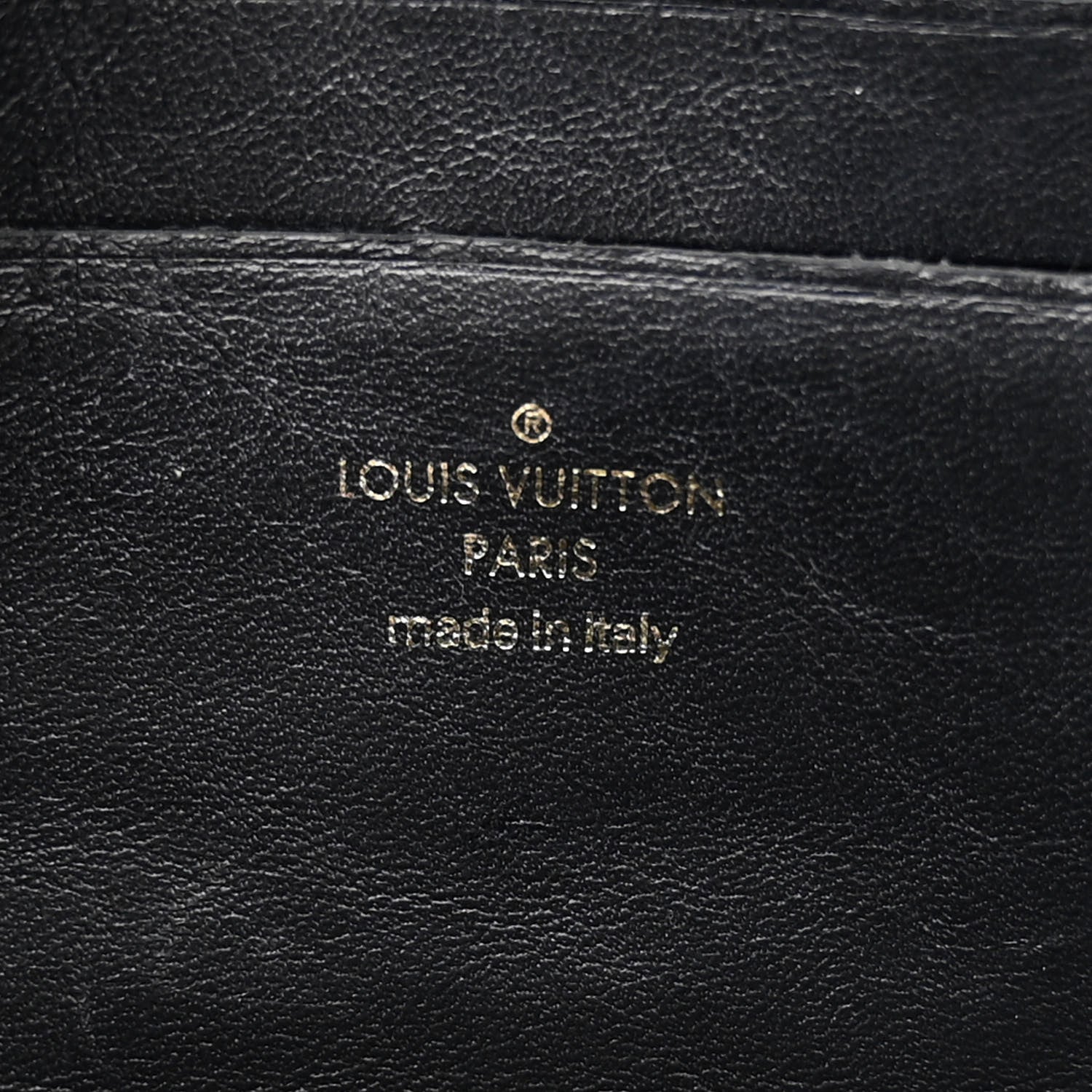 Louis Vuitton Calfskin Bubblegram Wallet On Strap Black 6 of 12