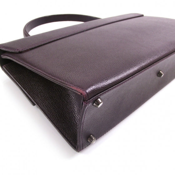 Versace Leather Tote Bag Purple 5 of 9