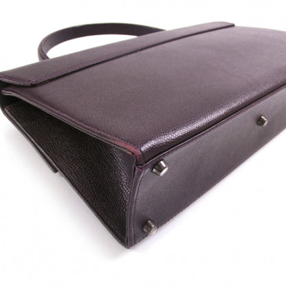 Versace Leather Tote Bag Purple 5 of 9