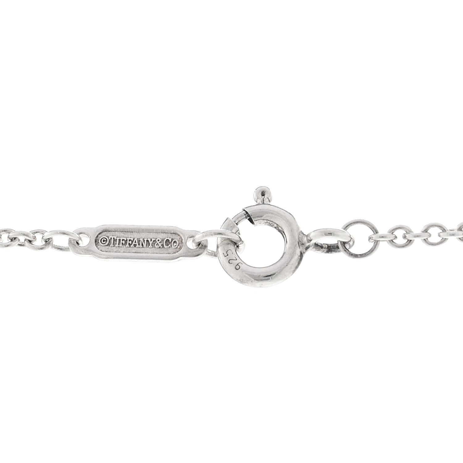 Tiffany Sterling Silver Crown Charm Necklace 4 of 5