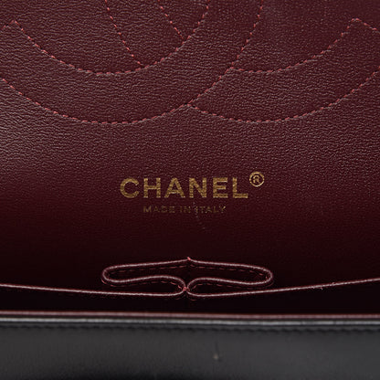 Chanel Lambskin Quilted Jumbo Double Flap Black 6 of 15
