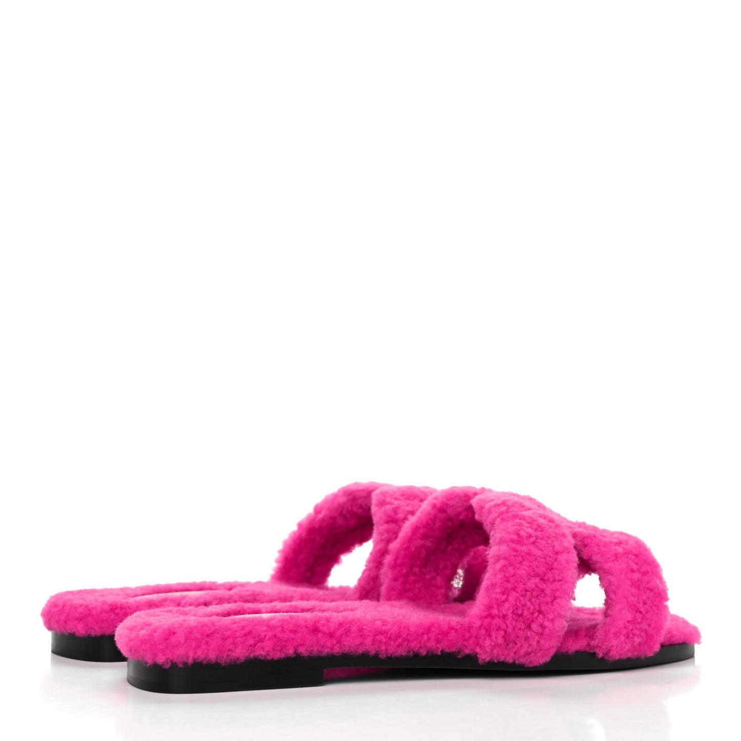 Woolskin Oran Sandals 36.5 Rose Fuchsia