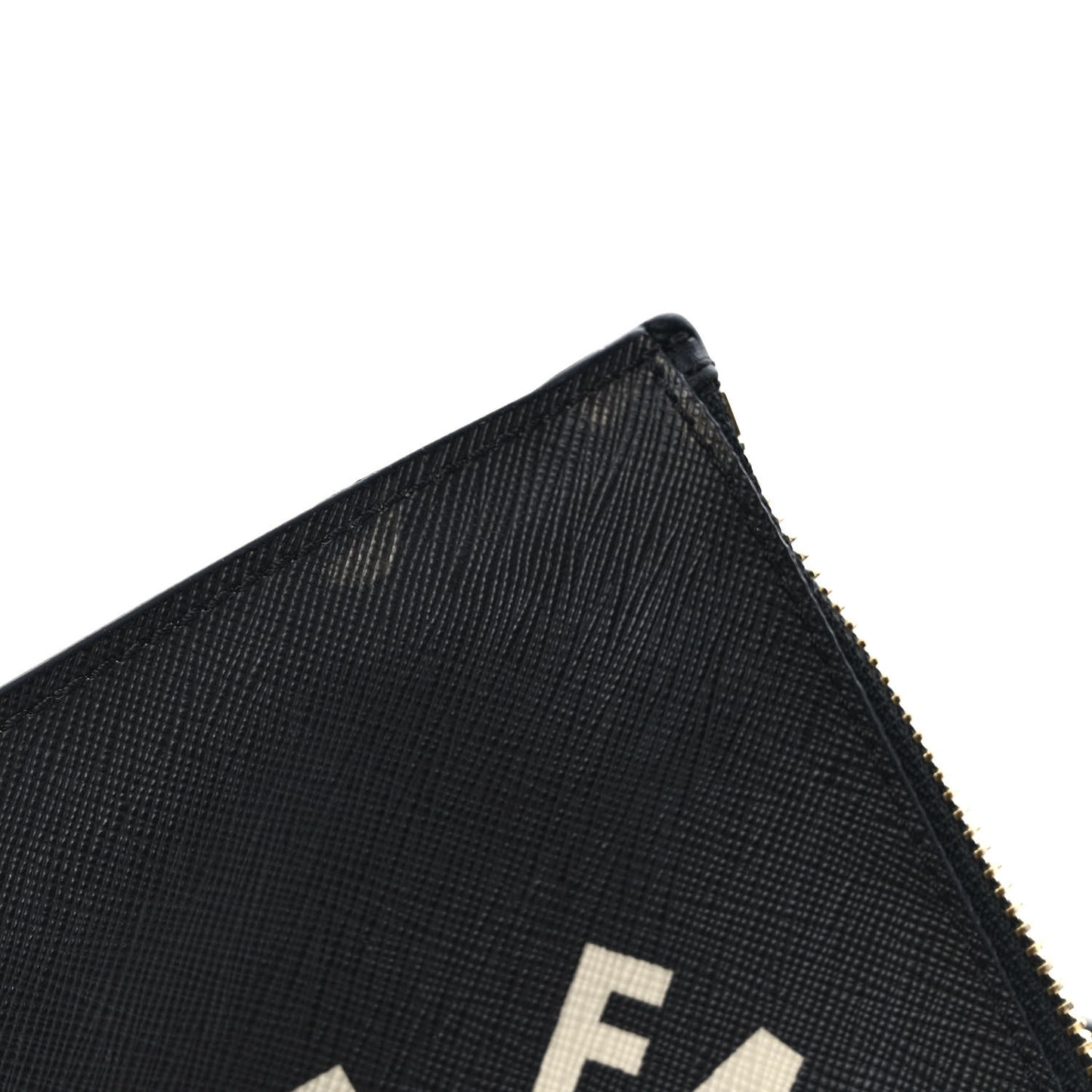 Textured Coated Canvas Favelas Large Antigona Tote Black