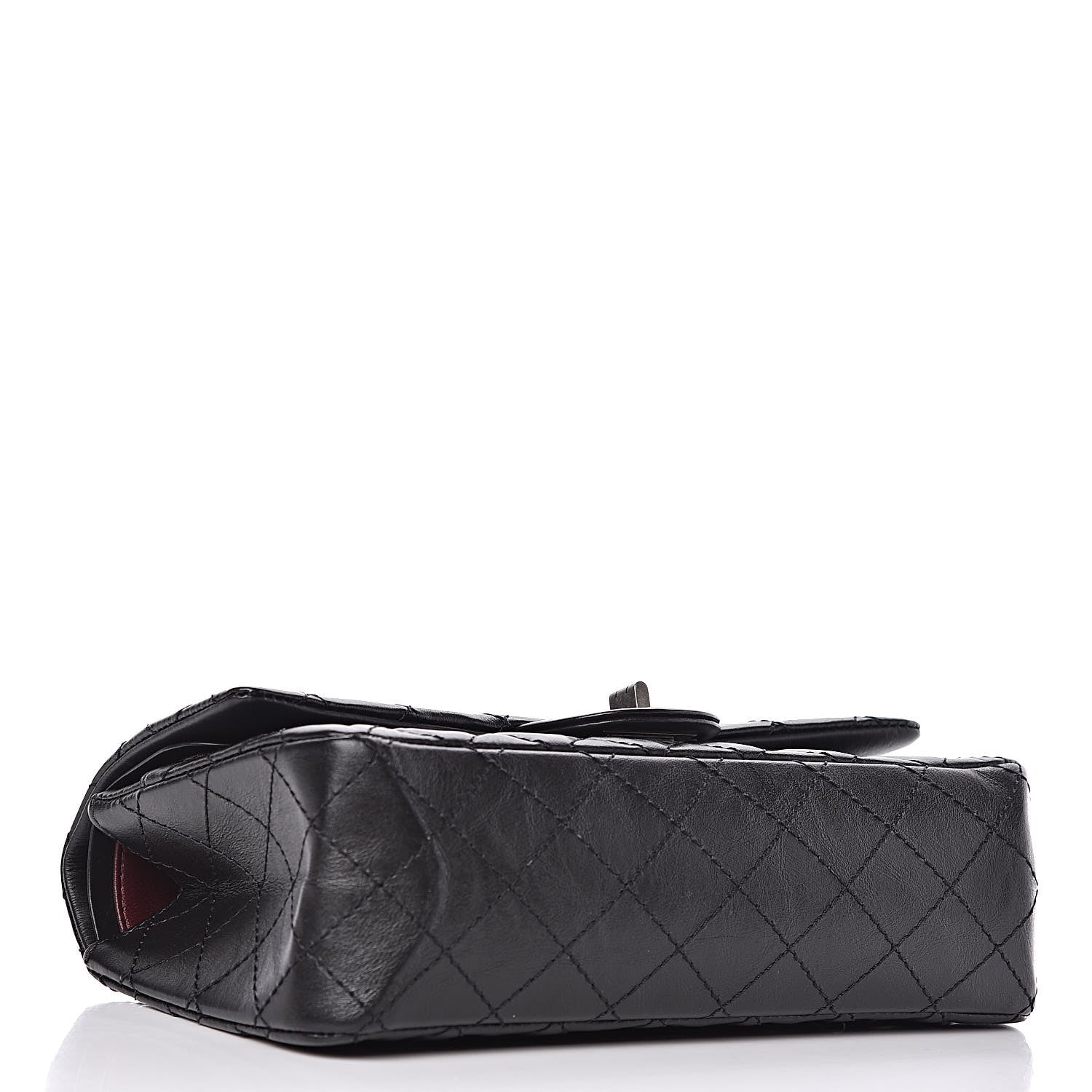 Chanel Aged Calfskin Quilted 2.55 Reissue 225 Flap Black 4 of 9