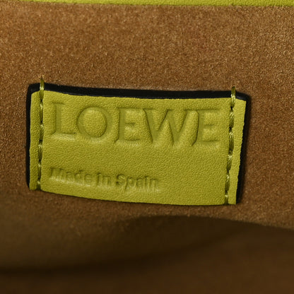 Loewe Calfskin Mini Flamenco Knot Clutch Lime Yellow 5 of 7