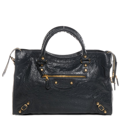 Balenciaga Agneau Giant 12 Gold Hardware City Black 1 of 9