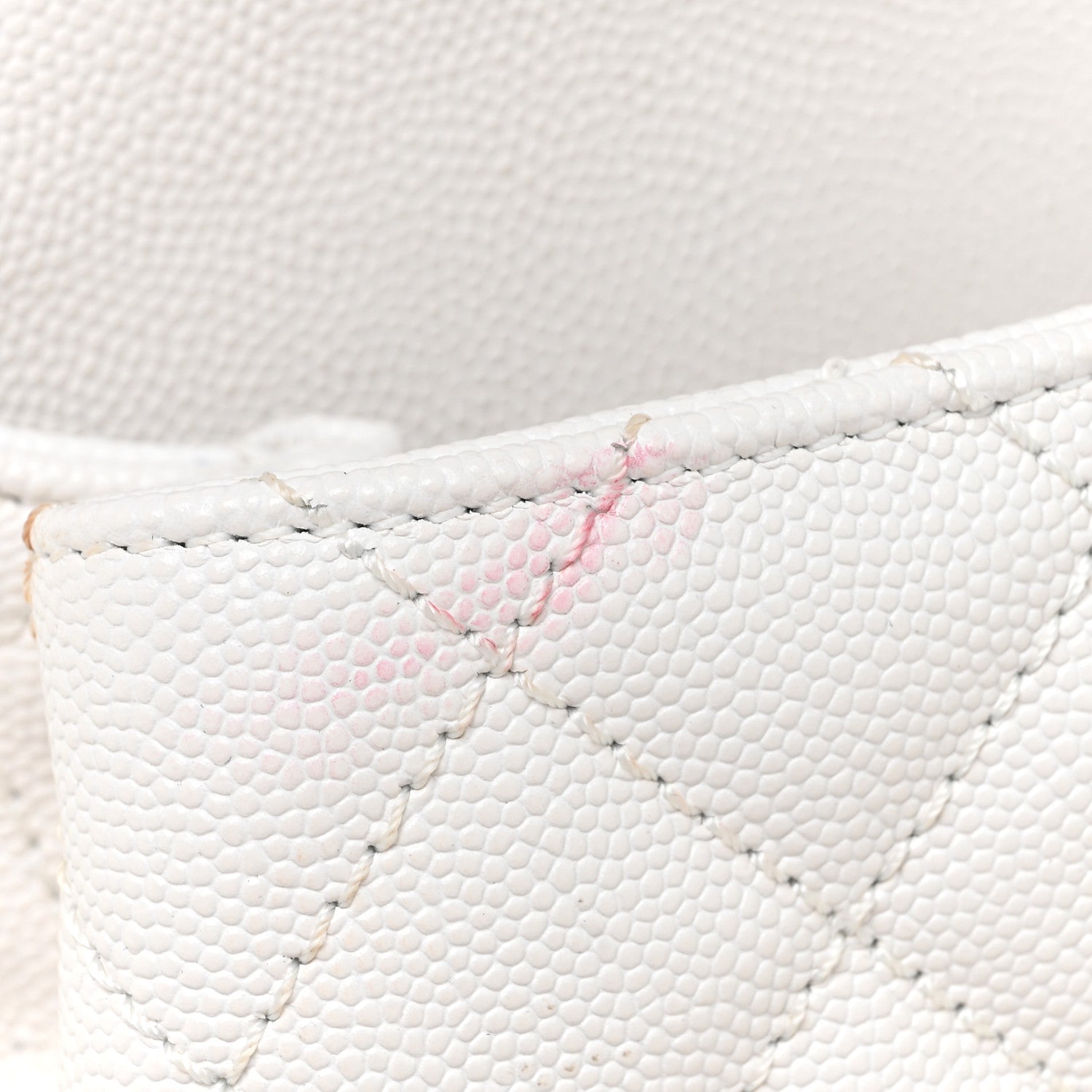 Chanel Caviar Quilted Extra Mini Coco Handle Flap White 12 of 12