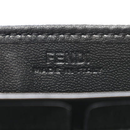 Fendi Nappa Matisse FF Embossed Continental Wallet On Chain Black Black 6 of 12