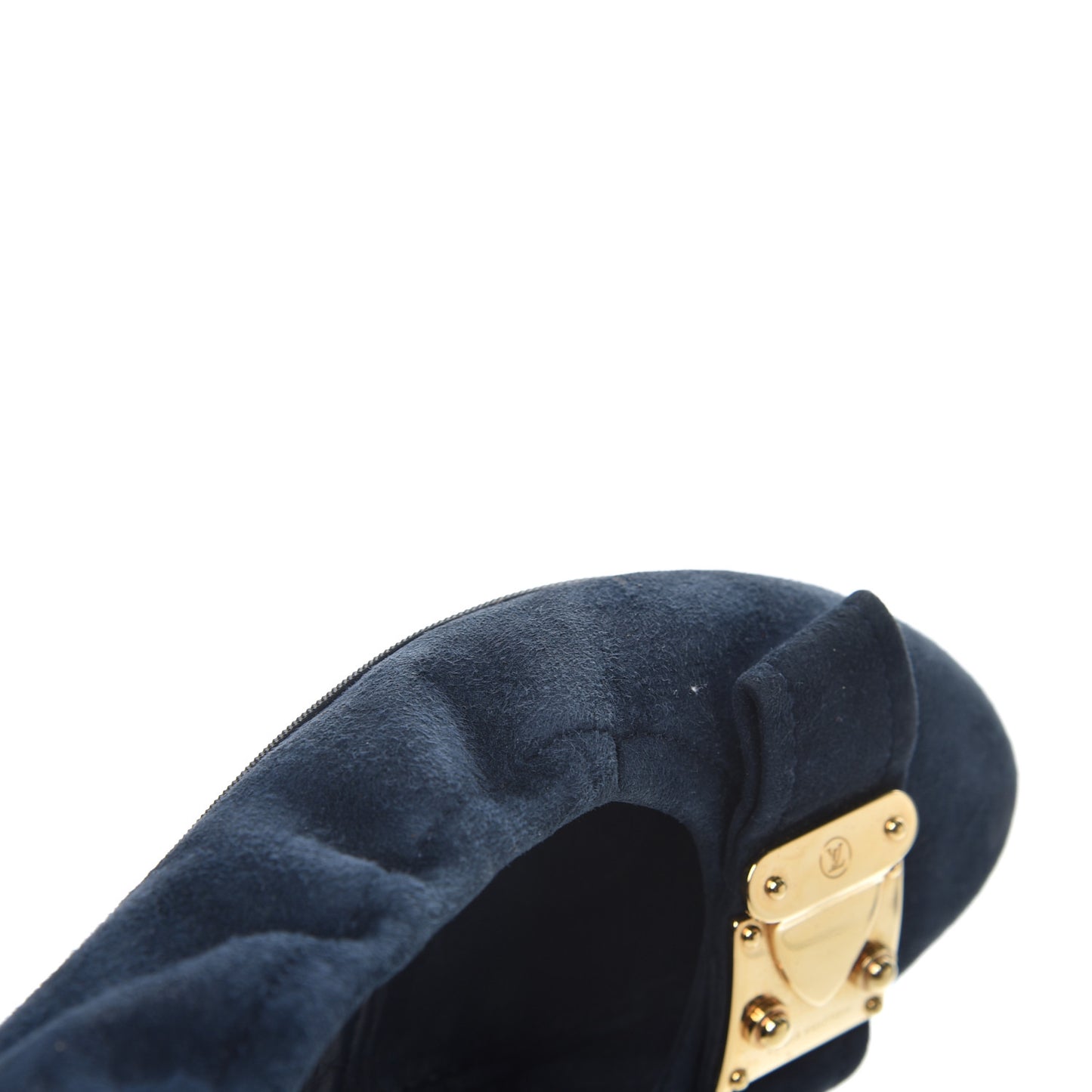 Suede S-Lock Ballerina Flats 39 Marine
