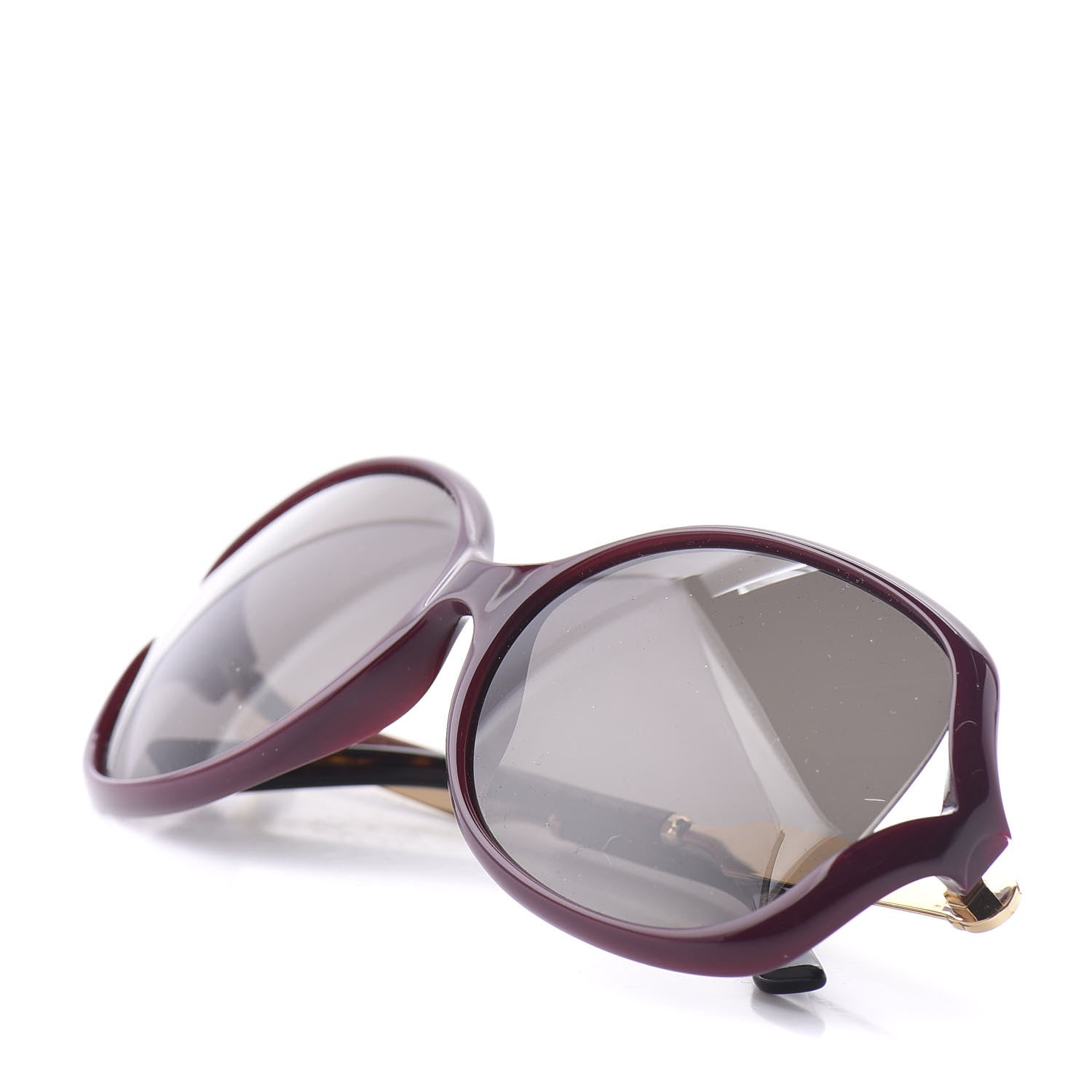 Gucci Acetate Oversized Butterfly Sunglasses GG 0076S Purple 9 of 10