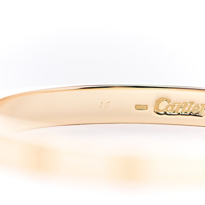 Cartier 18K Yellow Gold LOVE Bracelet 16 5 of 8