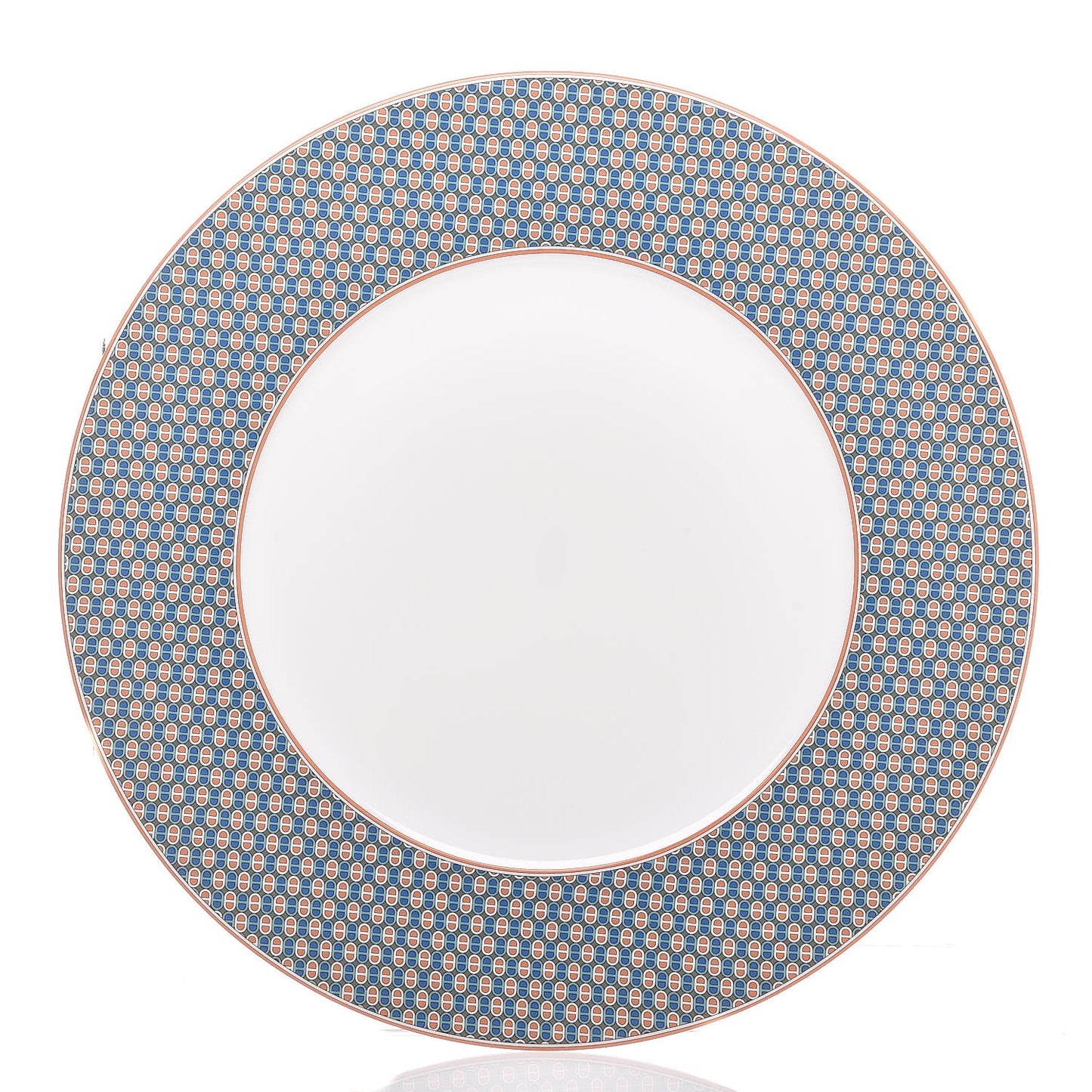 Porcelain Tie Dinner Plate Set of 2